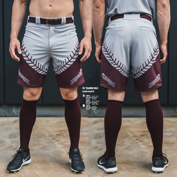 Athletic Shorts With Pockets, Warriors, Baseball, Teamtime, Team time, sublimation, custom sports apparel, team uniforms, spirit wear, spiritwear, sports uniforms, custom shirts, team store, custom team store, fundraiser sports, apparel fundraiser