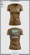 278th ACR 39294144 Women's Short Sleeve V-neck Shirt - 1
