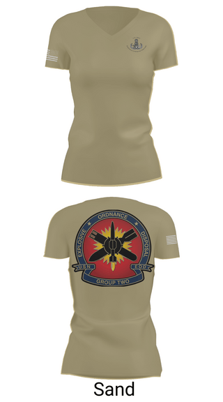 Womens Short Sleeve Vneck Shirt, EODMU 2, , Teamtime, Team time, sublimation, custom sports apparel, team uniforms, spirit wear, spiritwear, sports uniforms, custom shirts, team store, custom team store, fundraiser sports, apparel fundraiser