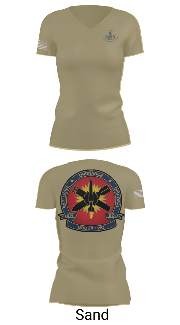 Womens Short Sleeve Vneck Shirt, EODMU 2, , Teamtime, Team time, sublimation, custom sports apparel, team uniforms, spirit wear, spiritwear, sports uniforms, custom shirts, team store, custom team store, fundraiser sports, apparel fundraiser