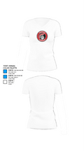 Deerfield High School Cross Country 52839866 Women's Short Sleeve V-neck Shirt - 18