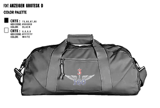 Duffle Bag, 160th Aviation Regiment, Army, Teamtime, Team time, sublimation, custom sports apparel, team uniforms, spirit wear, spiritwear, sports uniforms, custom shirts, team store, custom team store, fundraiser sports, apparel fundraiser