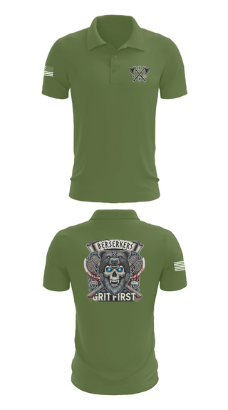 Short Sleeve Performance Polo, Baker 3-509th 3rd Plt 1st squad, Army, Teamtime, Team time, sublimation, custom sports apparel, team uniforms, spirit wear, spiritwear, sports uniforms, custom shirts, team store, custom team store, fundraiser sports, apparel fundraiser