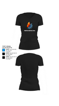 Pointer services hvac 25051027 Women's Short Sleeve V-neck Shirt - 37