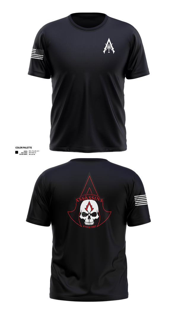 Old School Cotton Feel Shirt, A Co. 1-3 AB, Army, Teamtime, Team time, sublimation, custom sports apparel, team uniforms, spirit wear, spiritwear, sports uniforms, custom shirts, team store, custom team store, fundraiser sports, apparel fundraiser