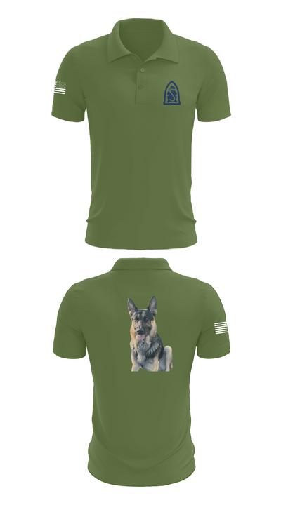 4-31 infantry battalion hotel company 62387368 Short Sleeve Performance Polo - 47