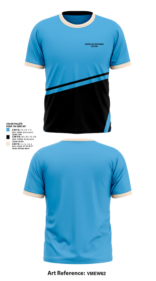 Short Sleeve Performance Shirt, Agüillas Rayadas, Men's Soccer, Teamtime, Team time, sublimation, custom sports apparel, team uniforms, spirit wear, spiritwear, sports uniforms, custom shirts, team store, custom team store, fundraiser sports, apparel fundraiser
