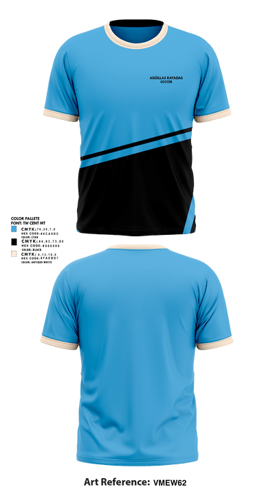 Agüillas Rayadas 64633221 Short Sleeve Performance Shirt - 1