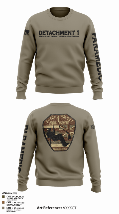 Detachment 1 27221981 Crew Neck Sweatshirt - 6