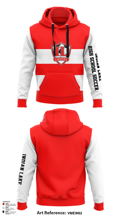 Indian Lake High School Soccer 91903361 Hoodie - 126