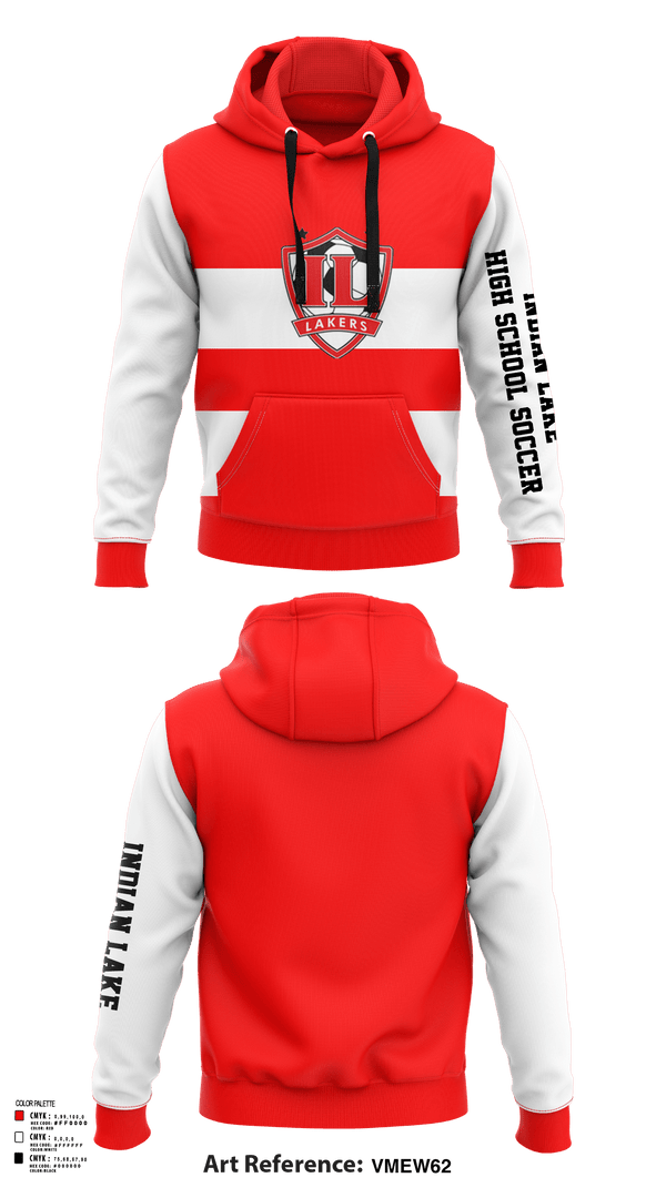 Hoodie, Indian Lake High School Soccer, Men's Soccer, Teamtime, Team time, sublimation, custom sports apparel, team uniforms, spirit wear, spiritwear, sports uniforms, custom shirts, team store, custom team store, fundraiser sports, apparel fundraiser