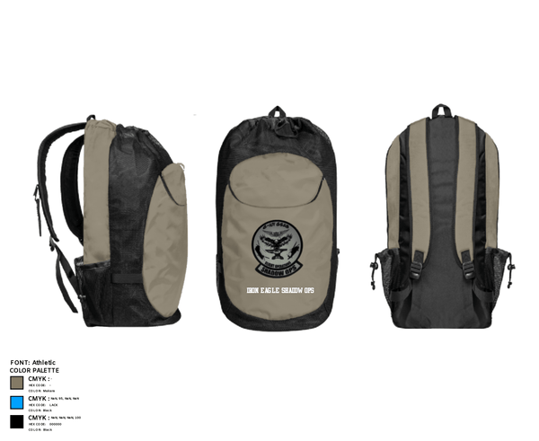 Gear Bag, Iron Eagle Shadow Ops, Army, Teamtime, Team time, sublimation, custom sports apparel, team uniforms, spirit wear, spiritwear, sports uniforms, custom shirts, team store, custom team store, fundraiser sports, apparel fundraiser