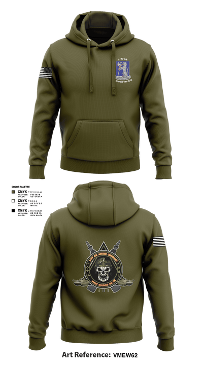 1-77 AR A Co. 43528824 Hoodie - 104