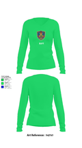 NAVCOMMSTA NGR Nae Makri Greece 14245426 Women's Long Sleeve V-neck Shirt - 22