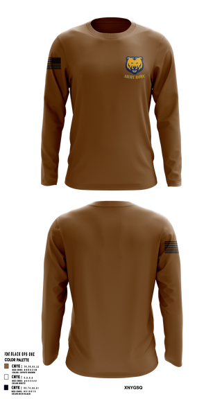 Long Sleeve Performance Shirt, UNC BEARS, , Teamtime, Team time, sublimation, custom sports apparel, team uniforms, spirit wear, spiritwear, sports uniforms, custom shirts, team store, custom team store, fundraiser sports, apparel fundraiser
