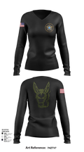 Lowndes County Sheriff’s Office Special Operations Division 52350448 Women's Long Sleeve V-neck Shirt - 104