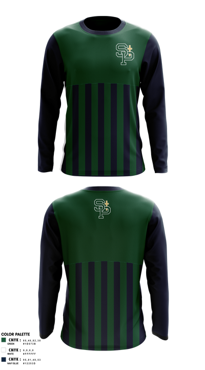 St Patrick Irish 17627212 Long Sleeve Performance Shirt 41