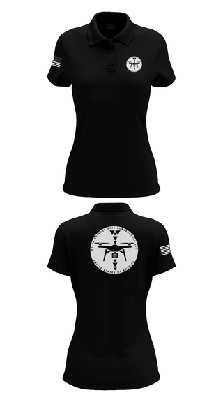 Womens Short Sleeve Performance Polo, Delta Defense Unit, Police, Teamtime, Team time, sublimation, custom sports apparel, team uniforms, spirit wear, spiritwear, sports uniforms, custom shirts, team store, custom team store, fundraiser sports, apparel fundraiser