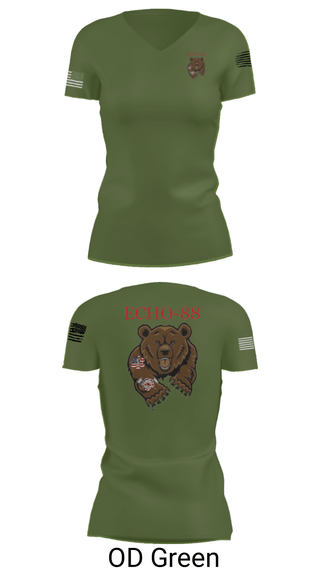 Womens Short Sleeve Vneck Shirt, ECHO-88, , Teamtime, Team time, sublimation, custom sports apparel, team uniforms, spirit wear, spiritwear, sports uniforms, custom shirts, team store, custom team store, fundraiser sports, apparel fundraiser