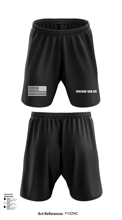Indiana SAR K9 89767591 Athletic Shorts With Pockets - 101