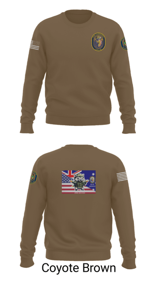 Crew Neck Sweatshirt, USS CANBERRA (LCS 30), Navy, Teamtime, Team time, sublimation, custom sports apparel, team uniforms, spirit wear, spiritwear, sports uniforms, custom shirts, team store, custom team store, fundraiser sports, apparel fundraiser