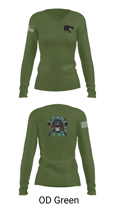 C co 2-87 68739259 Women's Long Sleeve V-neck Shirt - 57