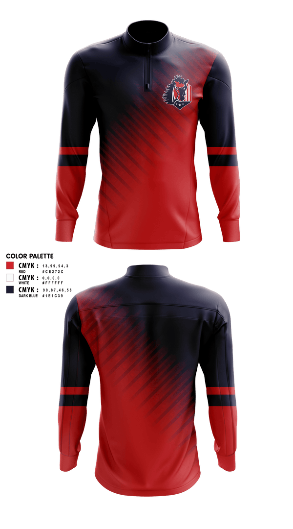 Quarter Zip Jacket, Livingston Youth Baseball Association, Spirit Store, Teamtime, Team time, sublimation, custom sports apparel, team uniforms, spirit wear, spiritwear, sports uniforms, custom shirts, team store, custom team store, fundraiser sports, apparel fundraiser