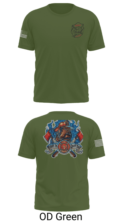 Golden Fire Dept. 85481633 Old School Cotton Feel Shirt - 50