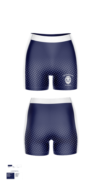 Womens Compression Shorts, Living Word Academy Volleyball, Women's Volleyball, Teamtime, Team time, sublimation, custom sports apparel, team uniforms, spirit wear, spiritwear, sports uniforms, custom shirts, team store, custom team store, fundraiser sports, apparel fundraiser