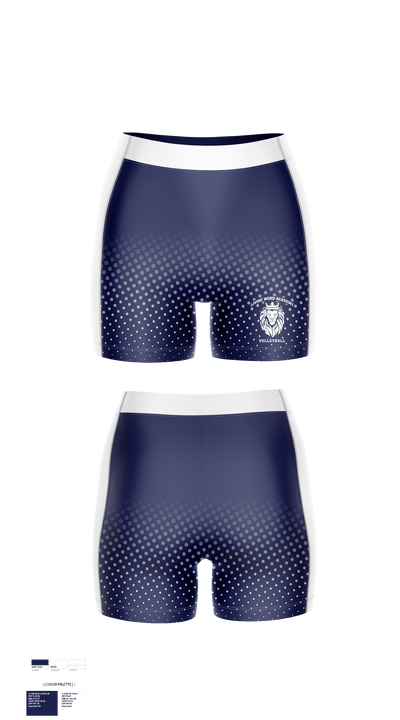 Living Word Academy Volleyball 38101646 Women's Compression Shorts - 2