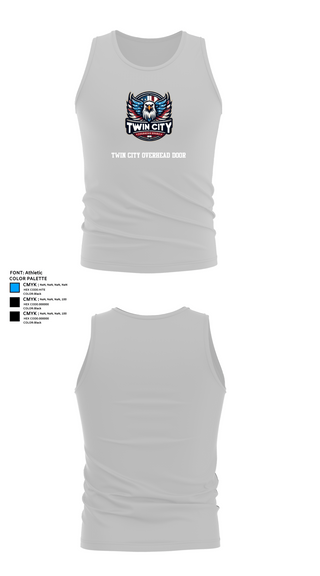 Tank Top, Twin City Overhead Door, , Teamtime, Team time, sublimation, custom sports apparel, team uniforms, spirit wear, spiritwear, sports uniforms, custom shirts, team store, custom team store, fundraiser sports, apparel fundraiser