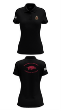 University of Arkansas Army ROTC - Razorback Battalion 15416563 Women's Short Sleeve Performance Polo  - 35