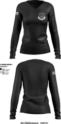 821 CRG 42967690 Women's Long Sleeve V-neck Shirt - 1