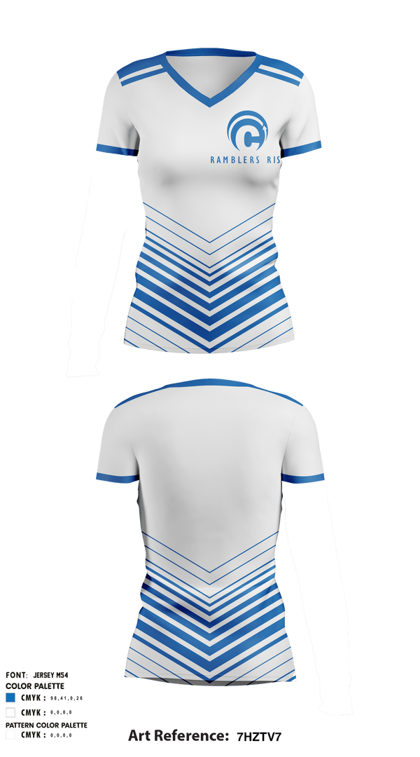 Womens Short Sleeve Vneck Shirt, Carteret High School Soccer, Women's Soccer, Teamtime, Team time, sublimation, custom sports apparel, team uniforms, spirit wear, spiritwear, sports uniforms, custom shirts, team store, custom team store, fundraiser sports, apparel fundraiser