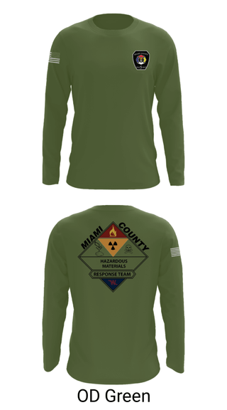 Long Sleeve Performance Shirt, Miami County Hazmat, , Teamtime, Team time, sublimation, custom sports apparel, team uniforms, spirit wear, spiritwear, sports uniforms, custom shirts, team store, custom team store, fundraiser sports, apparel fundraiser