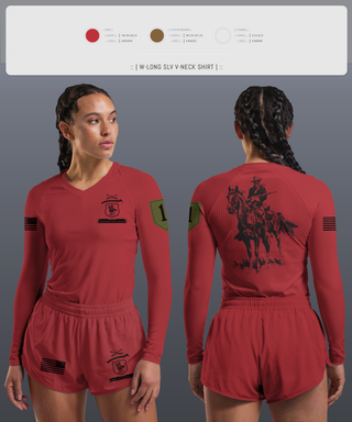 Womens Long Sleeve Vneck Shirt, CGMCG, , Teamtime, Team time, sublimation, custom sports apparel, team uniforms, spirit wear, spiritwear, sports uniforms, custom shirts, team store, custom team store, fundraiser sports, apparel fundraiser