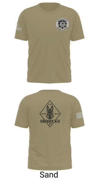 Short Sleeve Performance Shirt, GCSO K9, , Teamtime, Team time, sublimation, custom sports apparel, team uniforms, spirit wear, spiritwear, sports uniforms, custom shirts, team store, custom team store, fundraiser sports, apparel fundraiser