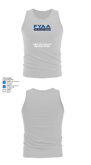Tank Top, Forest Youth Athletic Association Football, Football, Teamtime, Team time, sublimation, custom sports apparel, team uniforms, spirit wear, spiritwear, sports uniforms, custom shirts, team store, custom team store, fundraiser sports, apparel fundraiser