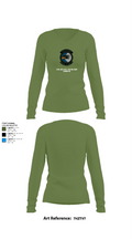 Sunlake High School Cadet Squadron 6161246 Women's Long Sleeve V-neck Shirt - 42