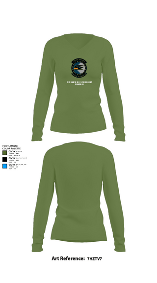 Women's Long Sleeve Vneck Shirt, Sunlake High School Cadet Squadron, Air Force, Teamtime, Team time, sublimation, custom sports apparel, team uniforms, spirit wear, spiritwear, sports uniforms, custom shirts, team store, custom team store, fundraiser sports, apparel fundraiser