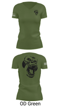 USS CARL VINSON 40544561 Women's Short Sleeve V-neck Shirt - 46