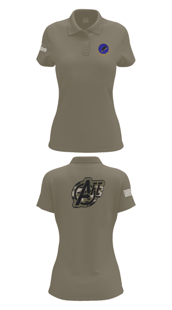 Womens Short Sleeve Performance Polo, 509 OSS, Air Force, Teamtime, Team time, sublimation, custom sports apparel, team uniforms, spirit wear, spiritwear, sports uniforms, custom shirts, team store, custom team store, fundraiser sports, apparel fundraiser