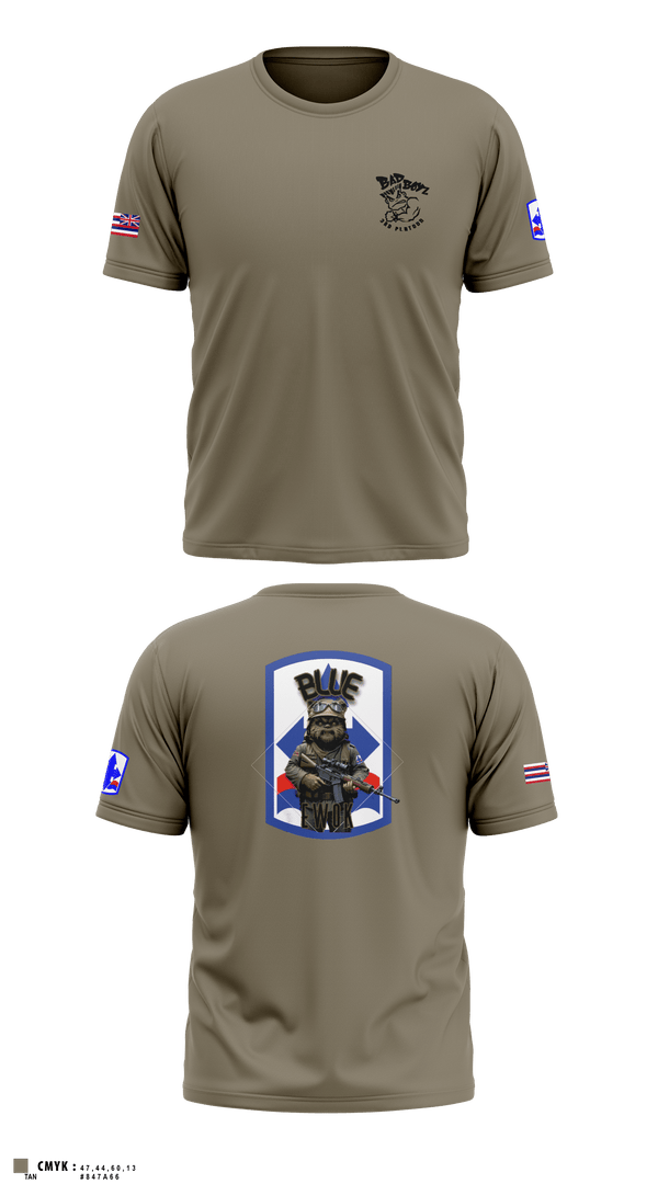 Old School Cotton Feel Shirt, 3RD PLT BAD BOYS3RD PLT BAD BOYS 899719921-299 DismountBlue EwokDismount sabersBlue Ewok, Army, Teamtime, Team time, sublimation, custom sports apparel, team uniforms, spirit wear, spiritwear, sports uniforms, custom shirts, team store, custom team store, fundraiser sports, apparel fundraiser