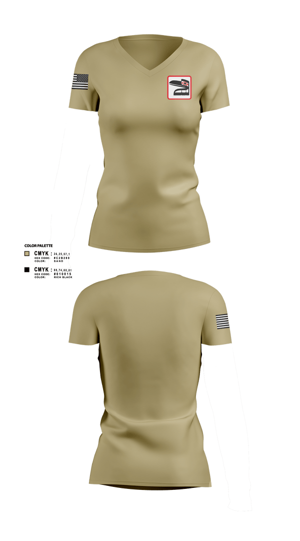 Womens Short Sleeve Vneck Shirt, Enforcers, Army, Teamtime, Team time, sublimation, custom sports apparel, team uniforms, spirit wear, spiritwear, sports uniforms, custom shirts, team store, custom team store, fundraiser sports, apparel fundraiser