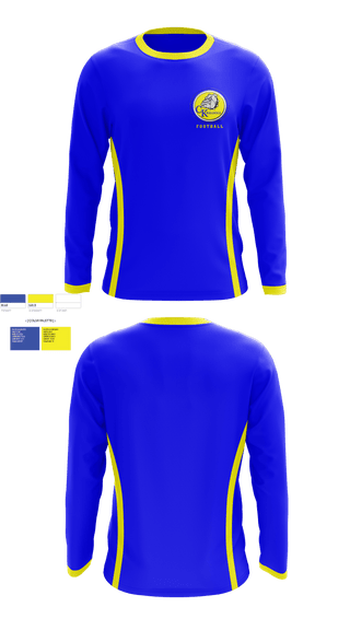 Long Sleeve Performance Shirt, Claysburg-Kimmel Senior High School Football, Football, Teamtime, Team time, sublimation, custom sports apparel, team uniforms, spirit wear, spiritwear, sports uniforms, custom shirts, team store, custom team store, fundraiser sports, apparel fundraiser