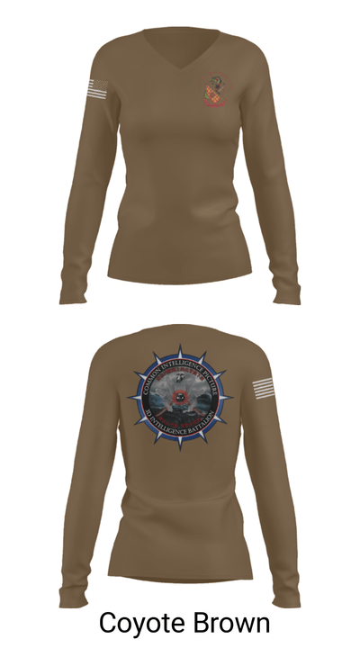 3rd Intelligence Battalion 49807001 Women's Long Sleeve V-neck Shirt - 17