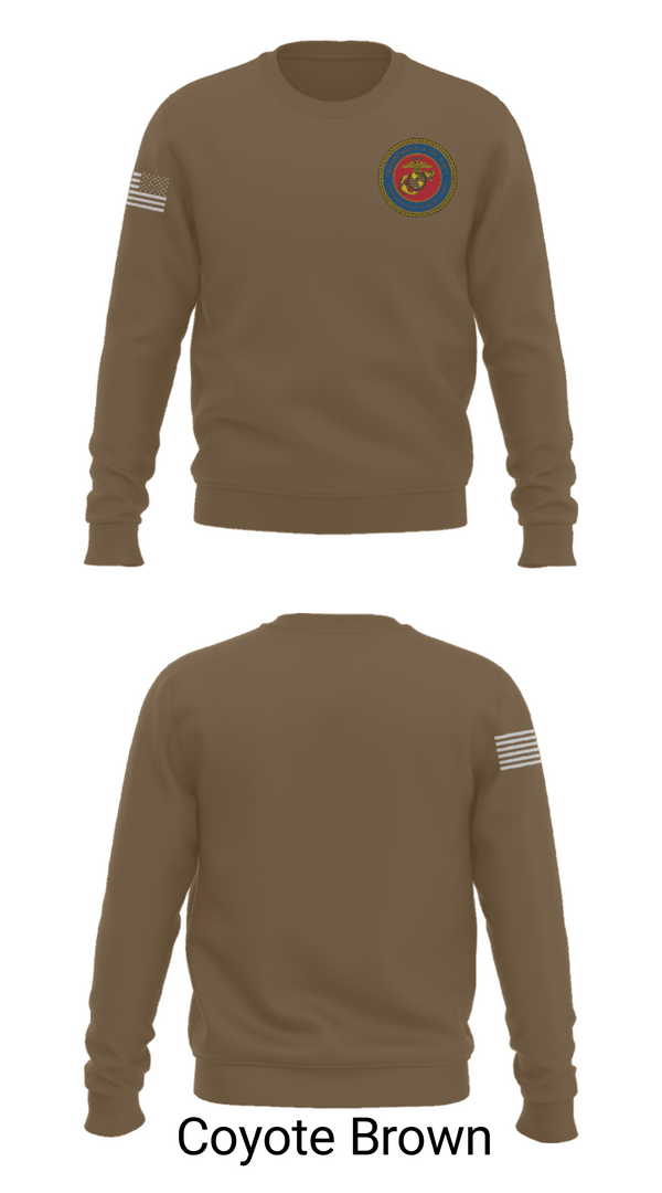 Crew Neck Sweatshirt, 189/34th unit, Marines, Teamtime, Team time, sublimation, custom sports apparel, team uniforms, spirit wear, spiritwear, sports uniforms, custom shirts, team store, custom team store, fundraiser sports, apparel fundraiser