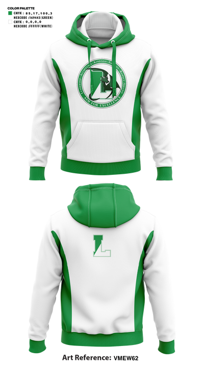 Lake Riviera Middle School Basketball 11266436 Hoodie - 41