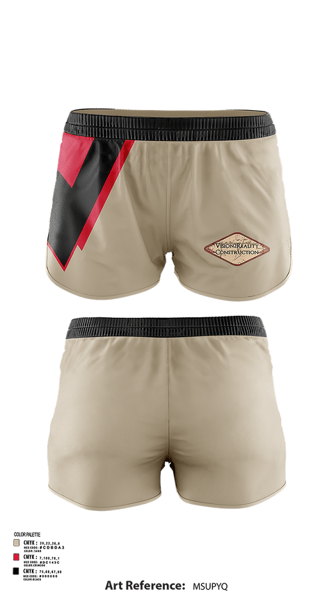 Womens Shorts, Vision2Reality, , Teamtime, Team time, sublimation, custom sports apparel, team uniforms, spirit wear, spiritwear, sports uniforms, custom shirts, team store, custom team store, fundraiser sports, apparel fundraiser