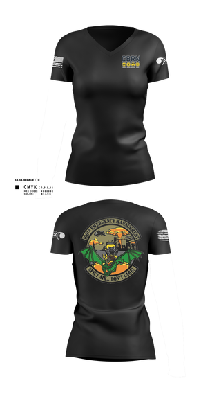 Womens Short Sleeve Vneck Shirt, , Air Force, Teamtime, Team time, sublimation, custom sports apparel, team uniforms, spirit wear, spiritwear, sports uniforms, custom shirts, team store, custom team store, fundraiser sports, apparel fundraiser